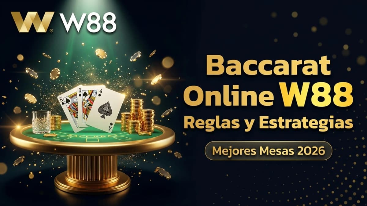 Baccarat Online W88 — Reglas, Estrategias y Mejores Mesas 2026