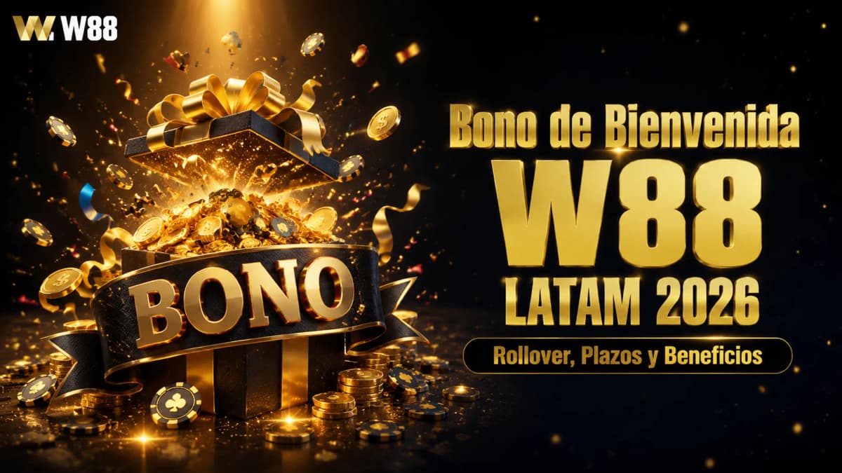 Bono de Bienvenida W88 LATAM — Cómo Reclamar y Términos 2026