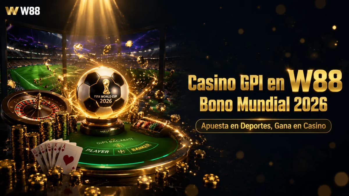 Casino GPI y Giro Diario del Mundial 2026 en W88 — Gana con Apuestas Deportivas
