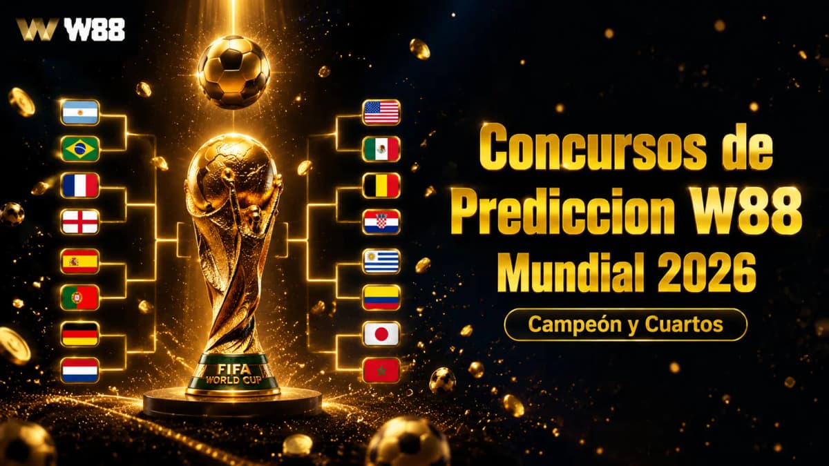 Concursos de Predicción del Mundial 2026 en W88 — ¿Quién Será Campeón?