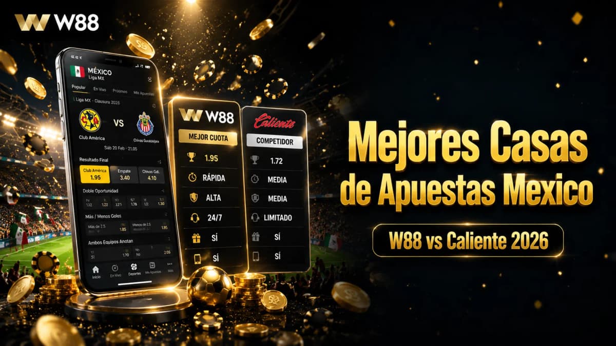 Mejores Casas de Apuestas en México 2026: W88 vs Caliente Comparativa Completa