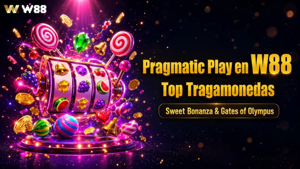 Pragmatic Play en W88 — Top Tragamonedas y Sweet Bonanza